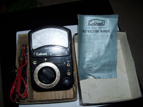 Vintage Calrad Electronic Multi Meter Tester Model TK-40K  In Orig. Box