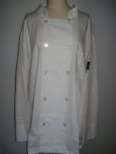 NEW Chef Revival Unisex Chef Coat Jacket Size XL White lot of 2