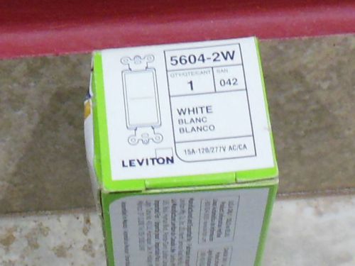 Lot of 10 Leviton 5604-2W 15A 4 Way Decora Rocker Switch - White NIB