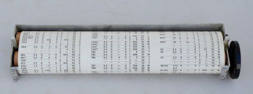 VTG Sylvania Tube Tester Chart &amp; Dial ~ Model 140 ? ~ NICE!