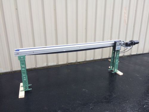 Dorner 4” wide x 8&#039; long powered conveyor, plastic belting for sale