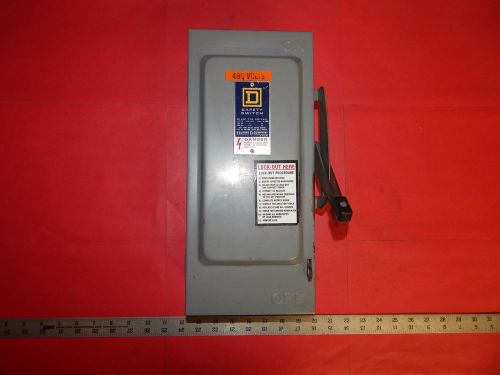 Square D H-361 SER E1 Safety Switch 3PH 30Amp 600V Fusible Type 1 3Pole H361