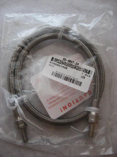 SWAGELOK 1/4&#034;x 24&#034; STAINLESS STEEL BRAIDED HOSE SS-4BHT-24 (NEW) FREE SHIPPING