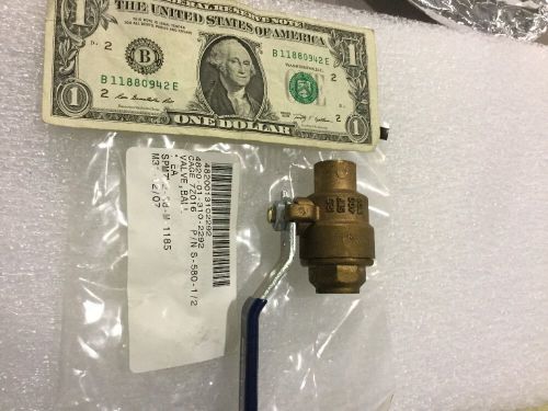 Nibco s-580-1/2 bronze 1/2&#034; solder ends ball valve for sale