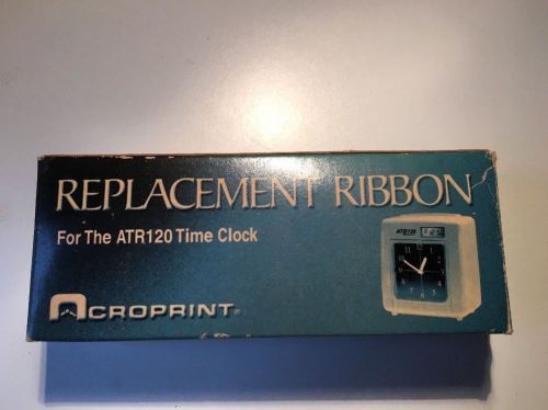 Replacement Ribbon ATR120 Time Clock 39-0127-000 BLACK/RED