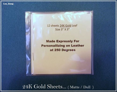 Kingsley / Howard / Kwikprint (24K Gold Sheets Matte ) Hot Foil Stamping Machine