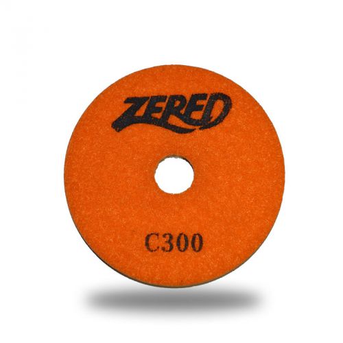 Zered 3&#034; premium diamond polishing pad for granite marble grit 300 for sale
