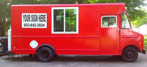 Food truck w/ new equipment - 14&#039; foot kitchen - no special license required for sale