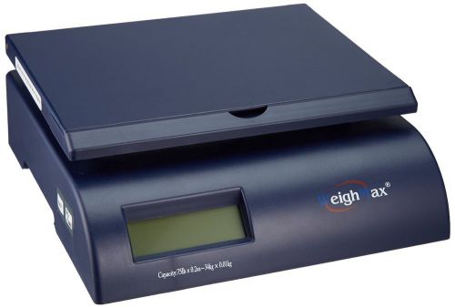 Weighmax Postal Shipping Scale with Battery and AC Adapter Blue (W-2822-75-BL...