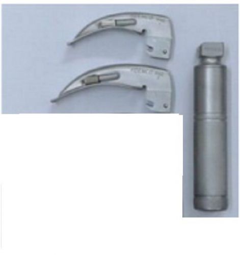 Laryngo Scope With 2 Stainless Steel Blade for Paediatrics and LED IIIumination