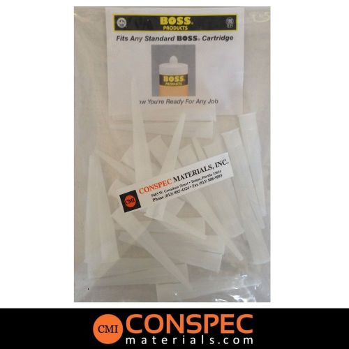 Screw-On Silicone Replacement Nozzles - 24 Pack fits CRL BOSS SILCO DOW TREMCO