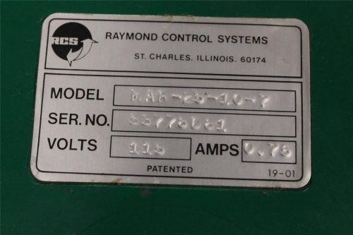 RAYMOND CONTROL ELECTRIC  ACTUATOR  MAR-25-10-7 NOS MAR 25 10 7