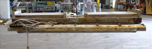 Used- edi extrusion dies 86&#034; wide autoflex h40c sheet die. approximately 4&#034; wide for sale