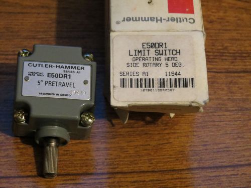 New eaton cutler hammer e50dr1 limit switch operating head nib for sale