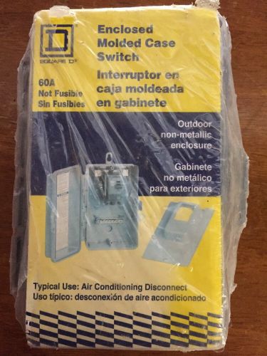 Square D 60A 60 Amp Enclosed Molded Case Switch Sealed QO200TRNM (AH)