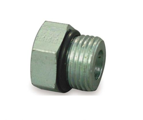 7/16-20 sae male thread o-ring boss steel 7500 psi hydraulic morb plug fitting for sale