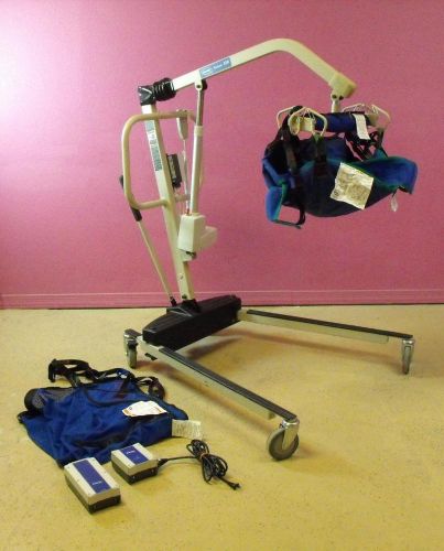 Invacare Reliant 450 Battery Powered Patient Lift w/ 2 Slings &amp; Charger