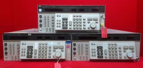 HP/Agilent 8663A LOT of 3 (SOLD AS-IS NO RETURNS) High Performance RF Synthesize
