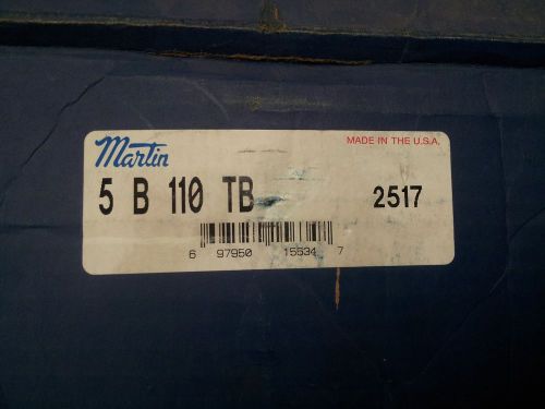 Martin 5b110 tb sheave new (torn box) 5 groove 11.35&#034;od ( 2517 bushing ) for sale