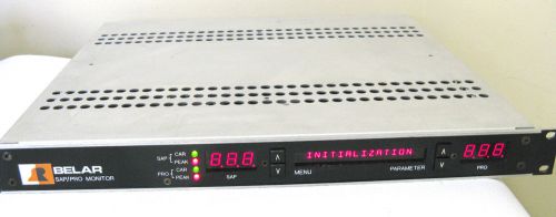 Belar TVM-250 TV SAP/PRO Modulation Monitor &#034;The WIZARD System&#034;