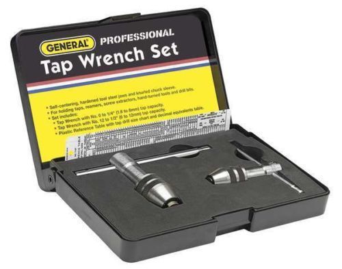 NEW GENERAL 167 Tap Wrench Set, 0 to 1/2 In, 3 pc - NEW !!!