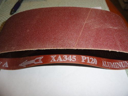 Deerfos 3&#034; Wide X 21&#034; Long 120 Grit Sanding Belts, X4345