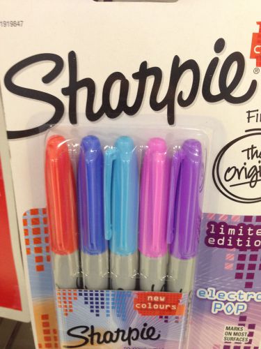 Sharpie Fine Electro Pop Marker 6 Pieces Multi Color Set Marker Art Drawing Pen