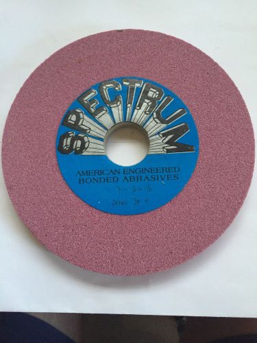 Spectrum bonded products pa60j8v pink grinding wheel 7 x 1/2 x 1-1/4 (1-wheel) for sale