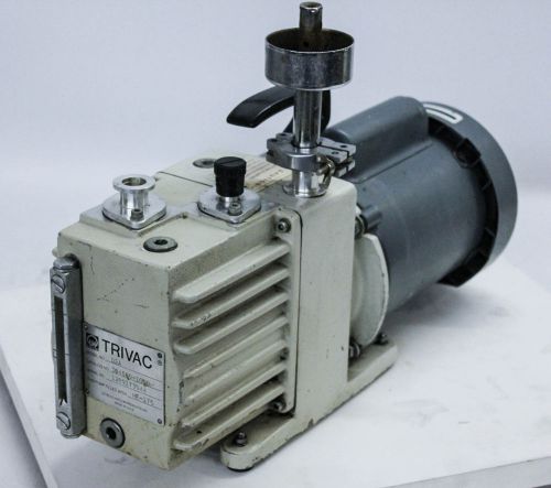 Leybold-heraeus trivac d2a 1/3 hp dual stage rotary vane vacuum pump 304560-1000 for sale