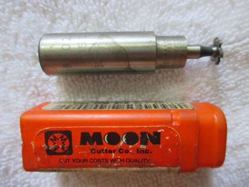 Moon Straight Tooth #202 Key Seat Cutter. 11/32&#034; x 1/32&#034;. 1/2&#034; Shank