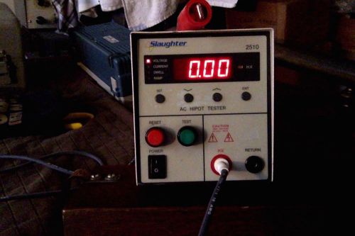 Slaughter 2510 AC hipot 5-kV