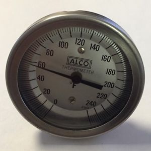ALCO Thermometer F 250. 3&#034; Industrial