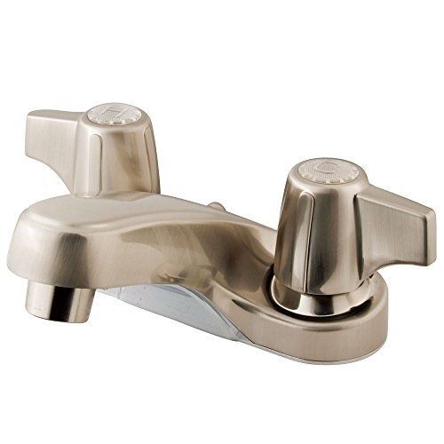 Kingston brass kb160snlp+ american twin canopy handles 4-inch centerset faucet, for sale