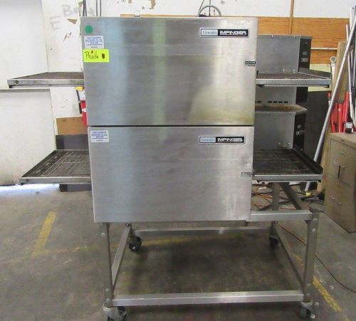 LINCOLN IMPINGER 1132 1132-023-A CONVEYOR PIZZA OVEN VERY NICE DOUBLE DECK STACK