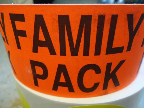 30,000 Family Pack Labels 3&#034; x 2&#034;