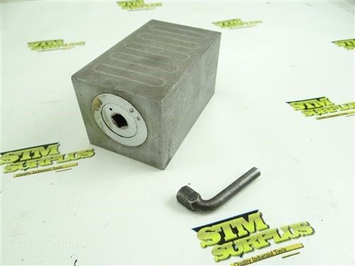 MAGNETIC WORKHOLDING BLOCK 2-3/4&#034; X 4-1/2&#034; SINGLE SIDED W/ WRENCH