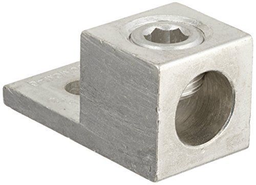 Morris 90720 lug mechanical connector type 1 conductor aluminum one hole mount for sale