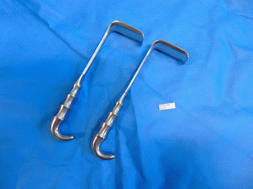 Set Of 2 2&#034; Wide Deaver Retractors Aesculap BT479R  &#034;Stainless&#034; R117