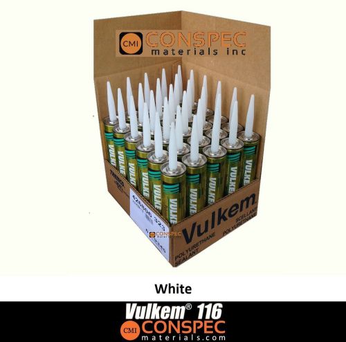 Vulkem 116 WHITE polyurethane Sealant 10.1 oz tubes (Case of 30 Cartridges)