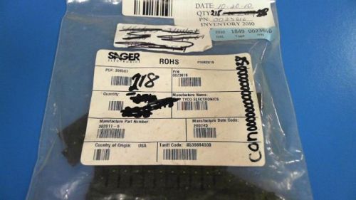 218-PCS CONNECTOR CONN SHUNT F 2 POS 2.54MM ST STICK TYCO 382811-6 3828116