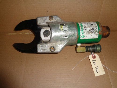 Greenlee 746  Knock Out Ram Punch &amp; Hydraulic Cable Cutter 751-M2 Lev766