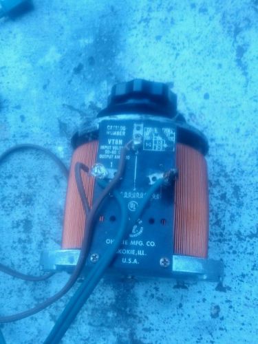 Ohmite variable transformer model VT 8n