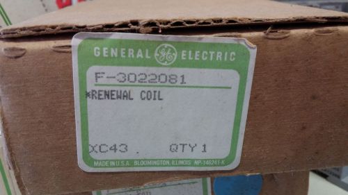 GE 3022081 NEW IN BOX RENEWAL SOLENOID COIL SEE PICS #A46
