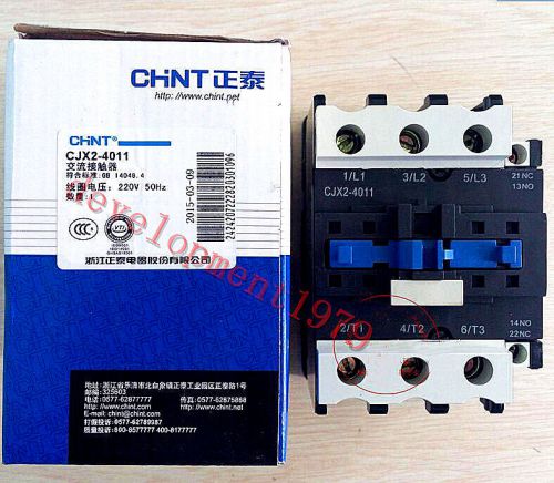 1PC NEW CHINT AC Contactor CJX2-4011 220V 50HZ