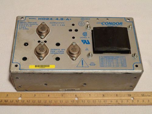 CONDOR Power-One HD24-4.8-A+ DC Power Supply Transformer 24Vdc 4.8A 02-910510001