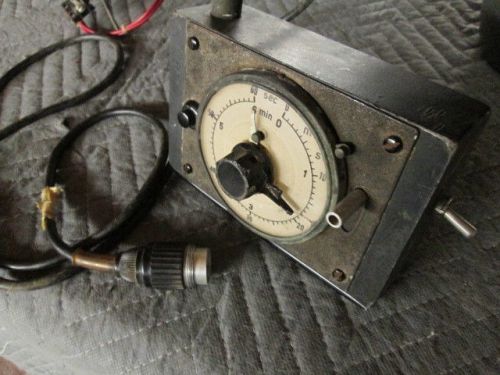 vintage mechanical timer trigger switch   seconds or minutes selection