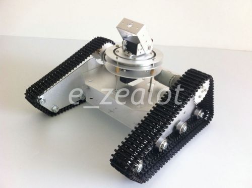 Robo-soul tk-210 white crawler robot chassis mg996r 2dof ptz perfect for sale