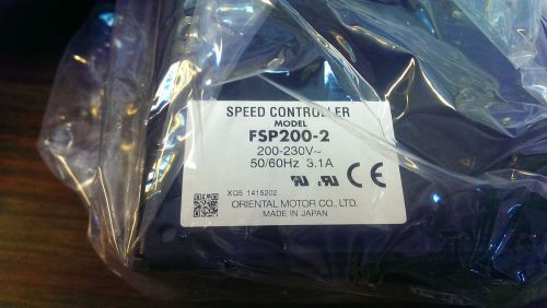 ORIENTAL MOTOR, FSP200-2, Speed controller New