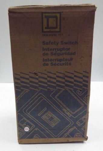 New Square D HU362 3 Pole 60A 600V Heavy Duty Safety Switch NIB !!