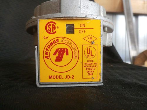 ANTUNES CONTROLS MODEL JD-2 RED SPRING PRESSURE SWITCH